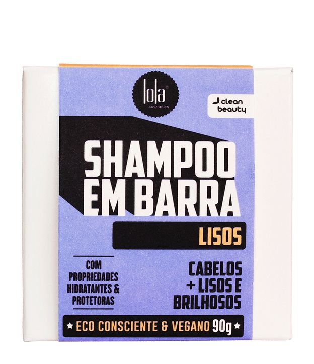 Shampoo em Barra para Cabelos Lisos Lola Cosmetics 90g 2