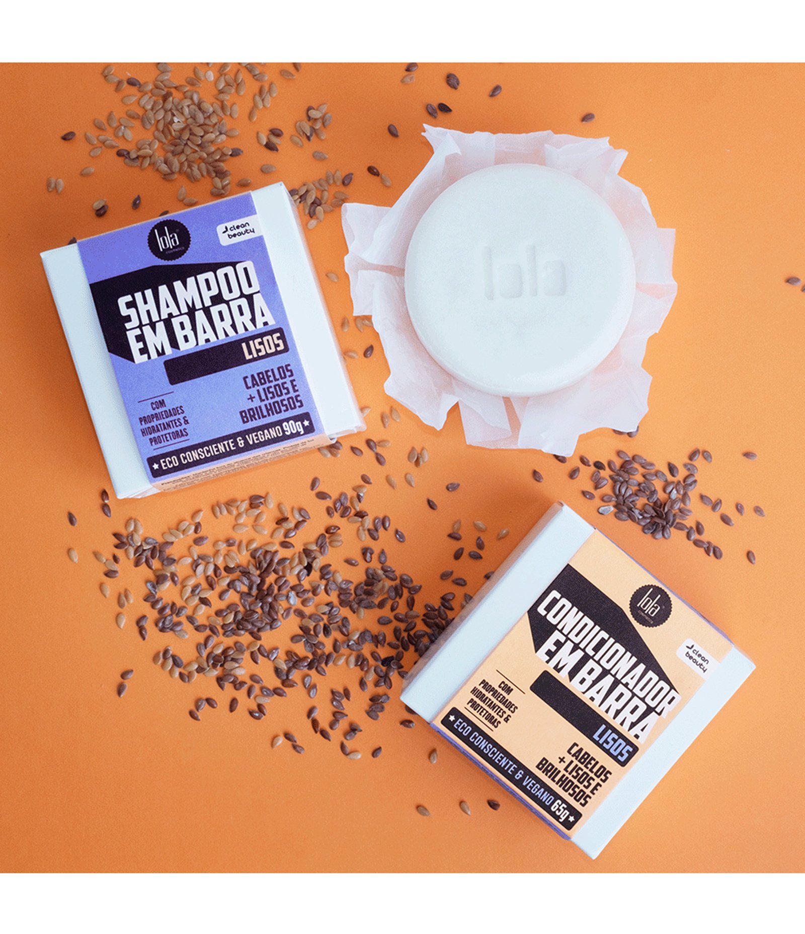 Condicionador em Barra para Cabelos Lisos Lola Cosmetics 65g 6