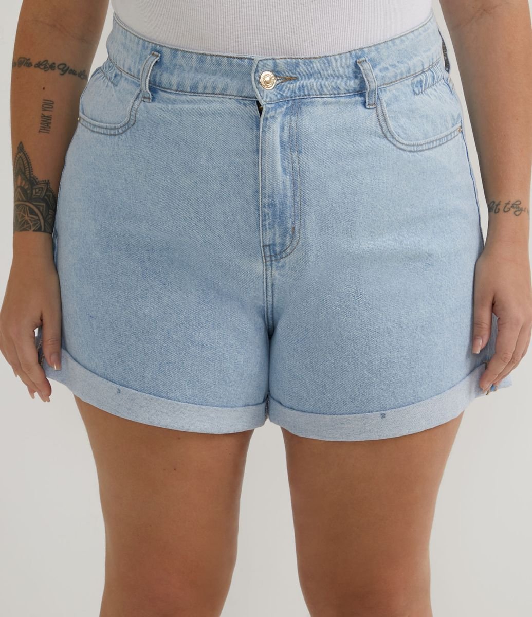 mom jean shorts plus size