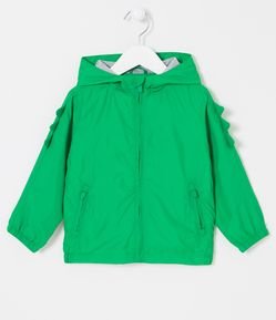 Jaqueta Infantil em Microfibra com Barbatanas de Dinossauros - Tam 1 a 5 anos