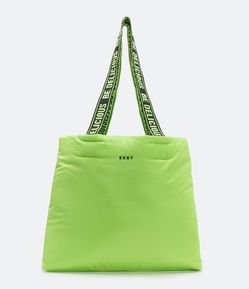 dkny leather shoulder bolsa