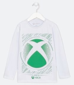 Camiseta Infantil Estampa Logo do Xbox - Tam 5 a 14 anos