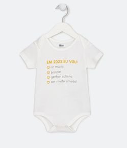 Body Infantil com Metas 2022 - Tam 0 a 18 meses