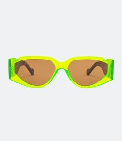 Óculos de Sol Feminino Quadrado Neon