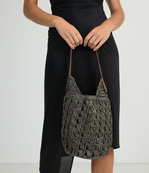 alienina woven bucket bolsa