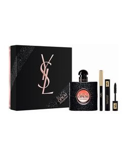 Kit Perfume Yves Saint Laurent Black Opium Eau de Parfum + Mini Máscara de Cílios + Mini Lápis de Olho