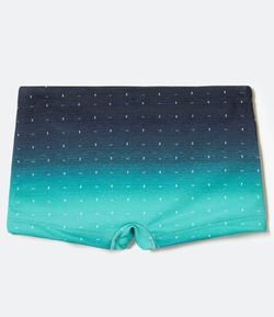 Sunga Infantil Boxer Degradê Estampa de Mini Raios - 5 a 14 anos