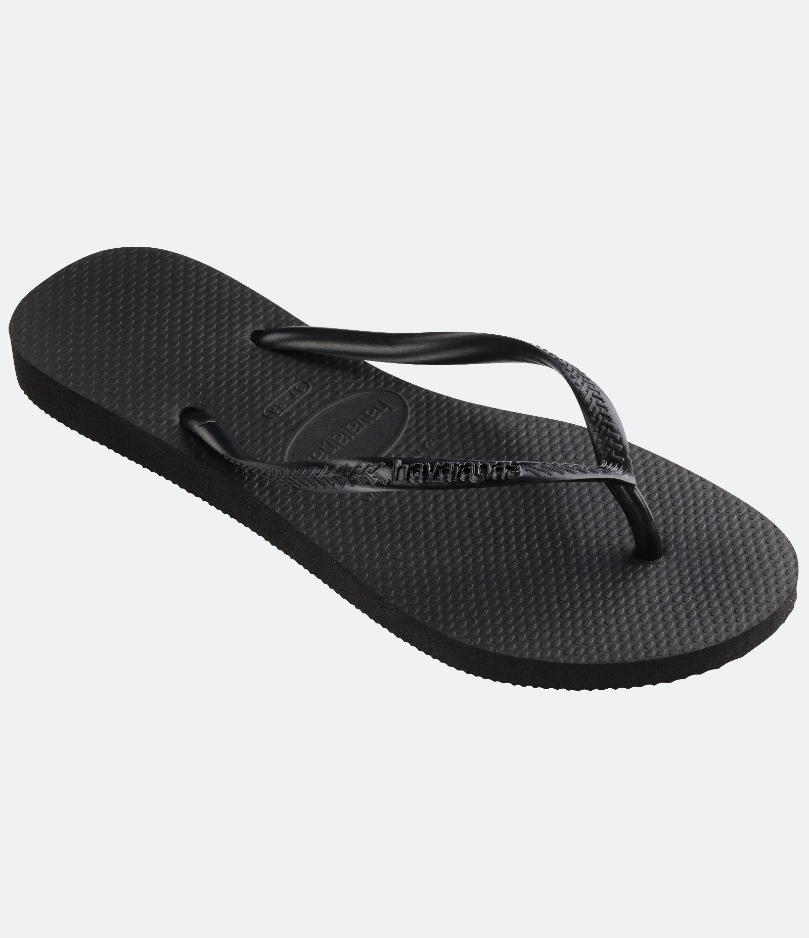 Chinelo Slim com Tira Metalizada Havaianas Preto 2