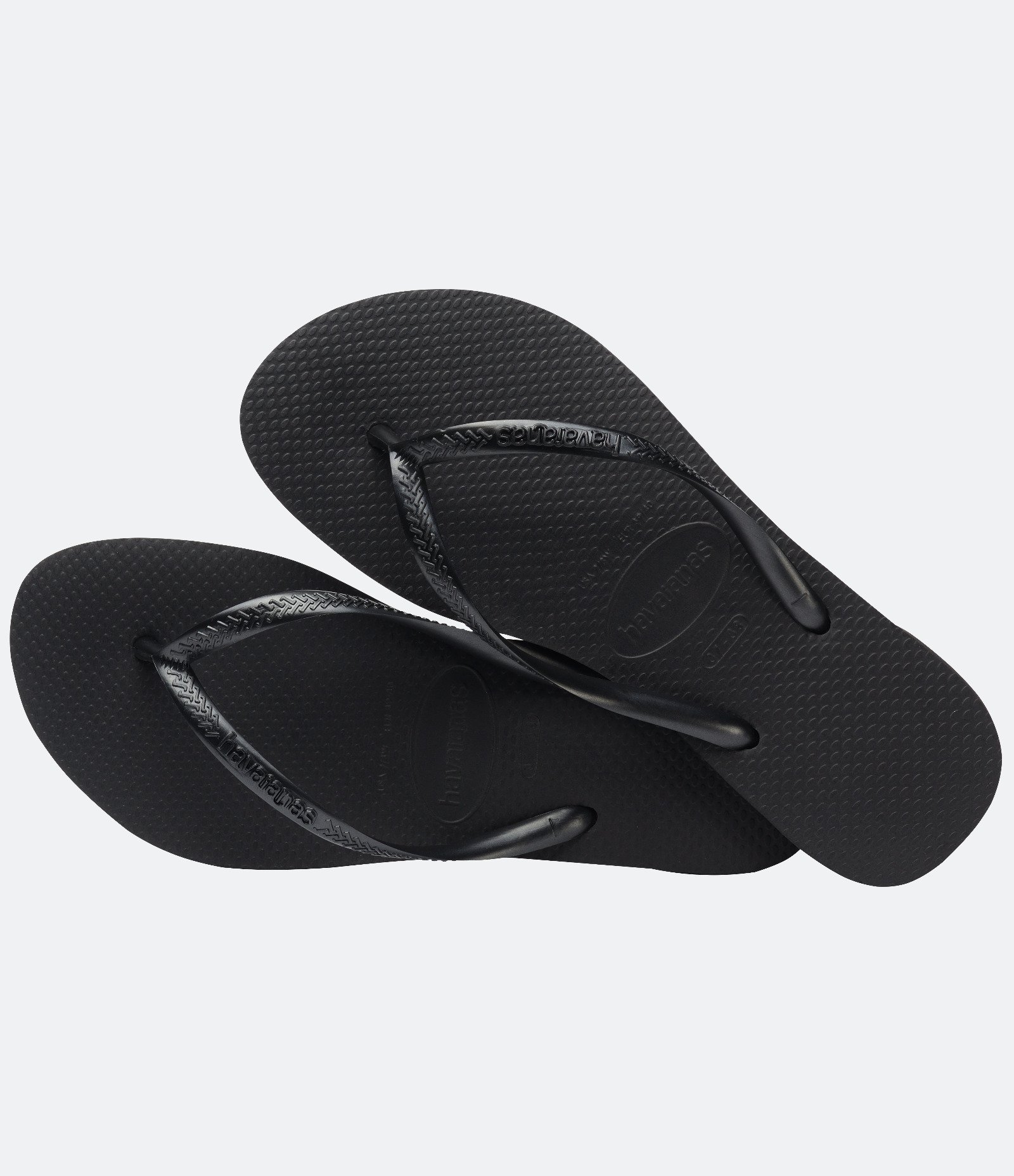 Chinelo Slim com Tira Metalizada Havaianas Preto 4