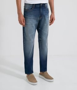Calça Slim Comfort em Falso Jeans