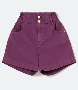 Bermuda Clochard em Sarja com Cós Elástico - Renner