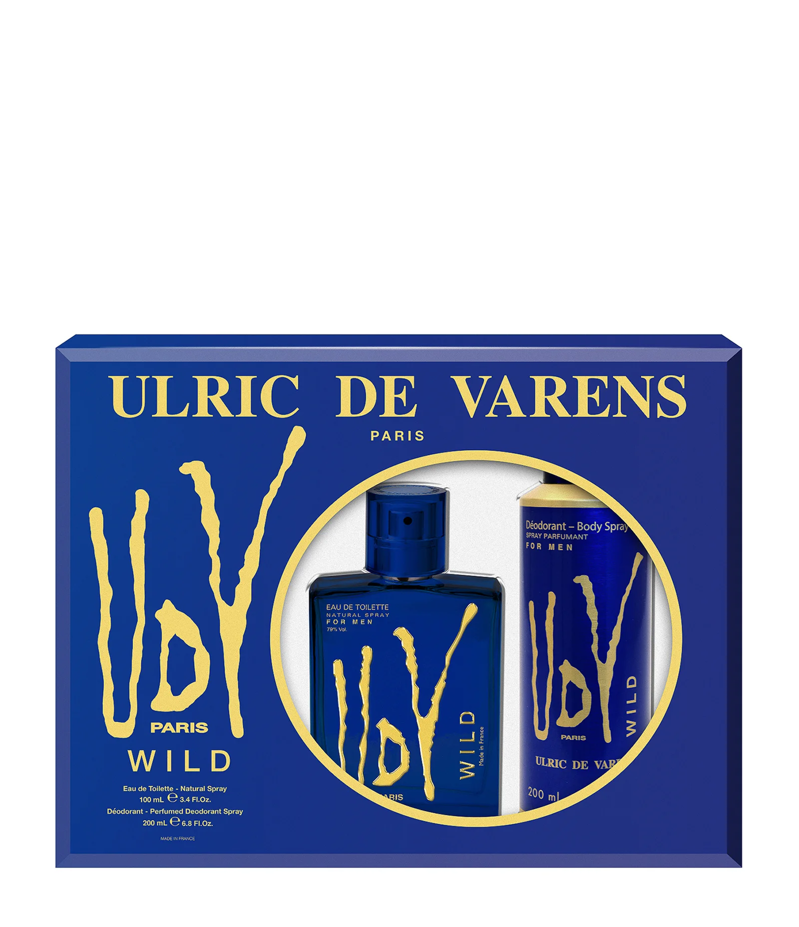 Kit Perfume Ulric De Varens Wild Eau de Toilette + Desodorante 100ml 1