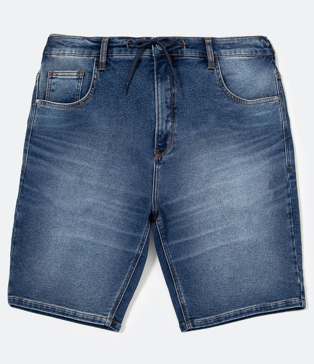 Bermuda Jeans sem Estampa | Marfinno | Azul | 56