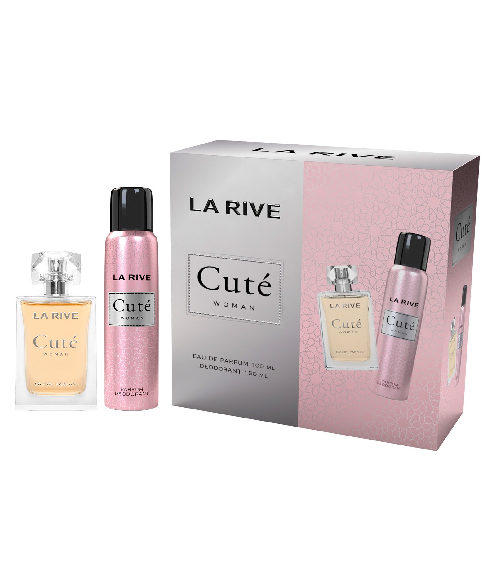 Kit Perfume La Rive Cute Eau de Parfum + Desodorante 100ml 1