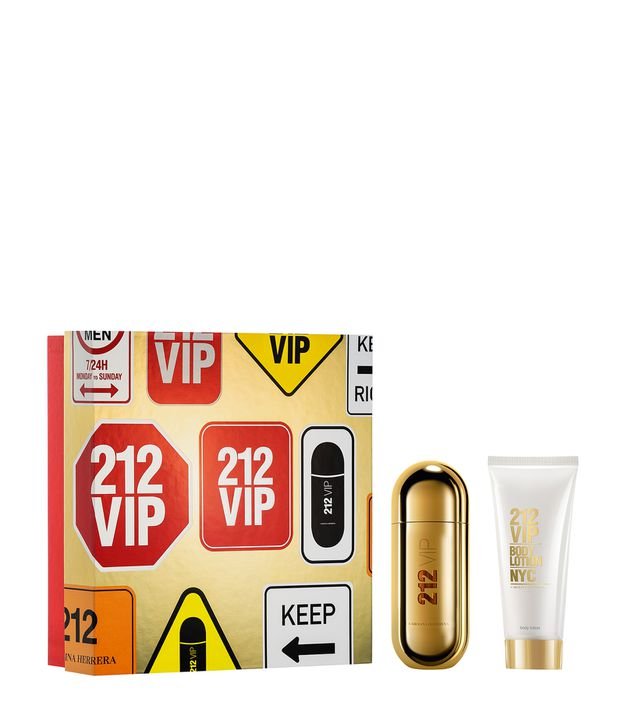 Kit Perfume Carolina Herrera 212 Vip Eau de Parfum + Body Lotion 50ml 1