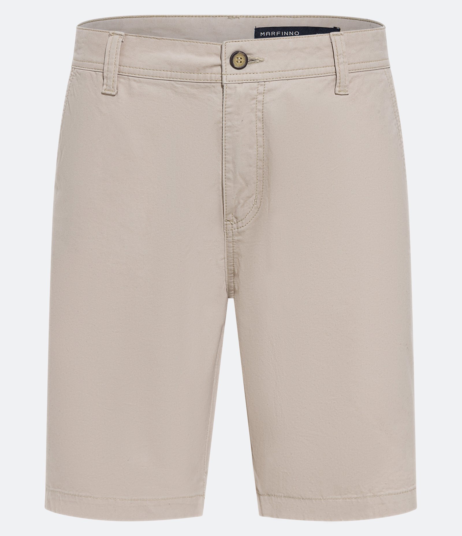 Bermuda Reta em Sarja com Bolso Bege Claro 5