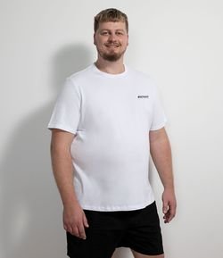 Camiseta Manga Curta em Algodão Estampa Flamingo Pink Holidays - Plus Size