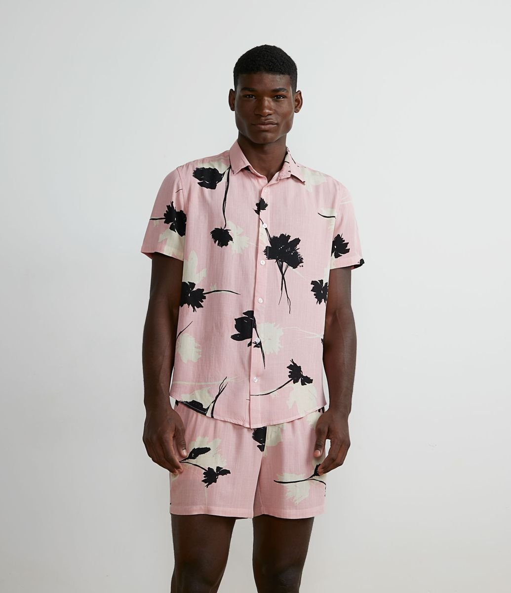 camisa flamingo renner