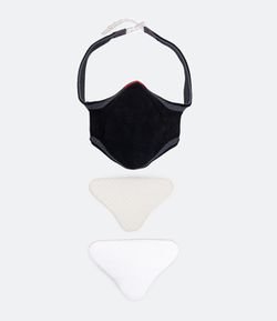 Kit Máscara de Proteção Fiber Sport com 30 Filtros e Suporte - Tam M