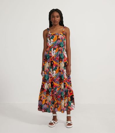 Vestido Midi em Viscose Estampado é boa?