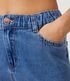 Imagem miniatura do produto Pantalón Mom Jeans con Elástico en la Cintura Azul 5