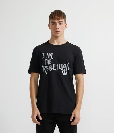 camiseta star wars masculina renner