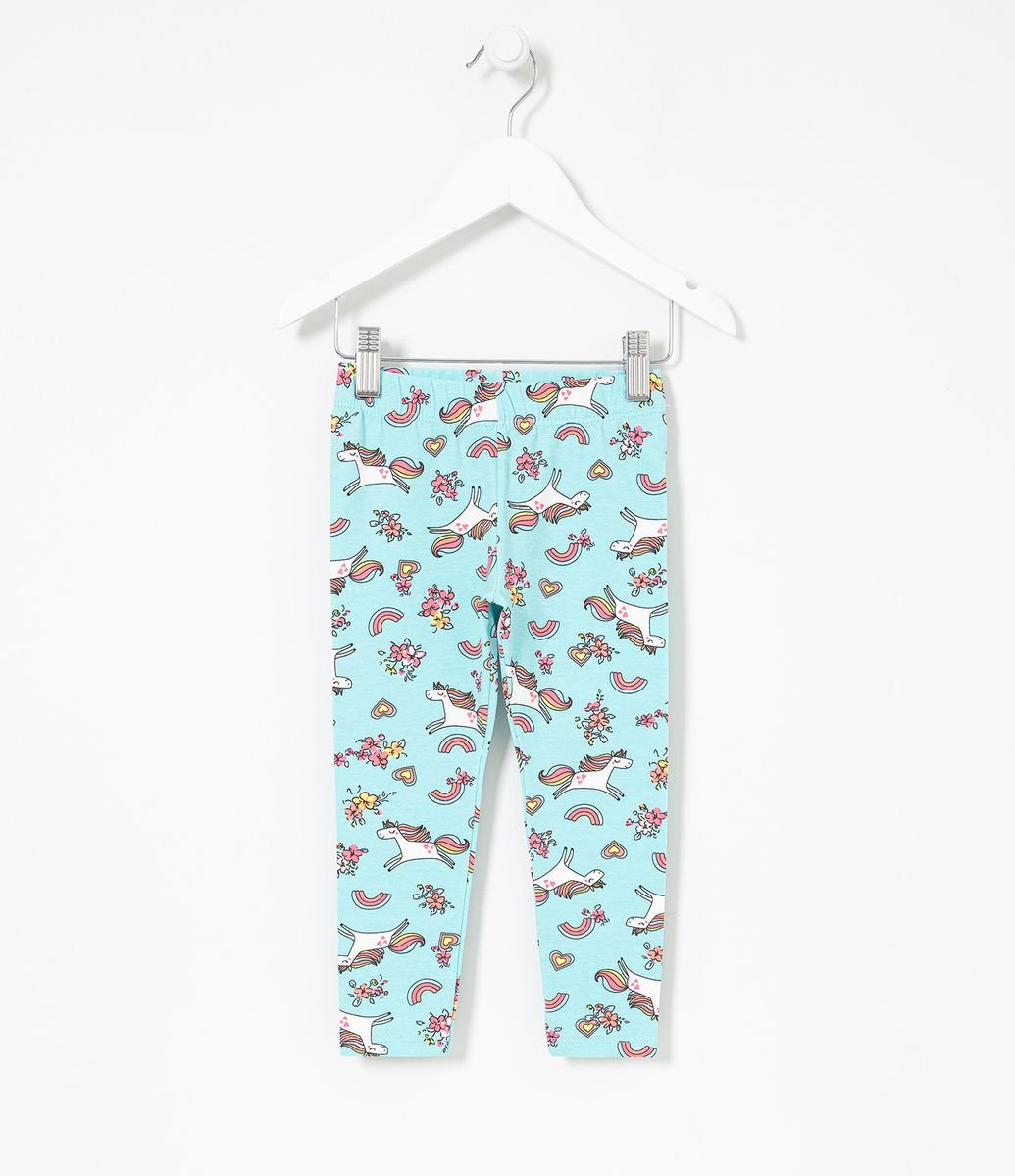 Calça Legging Infantil Estampa de Unicórnios - Tam 1 a 5 anos Menor preço em Calça Legging Infantil Estampa de Unicórnios - Tam 1 a 5 anos