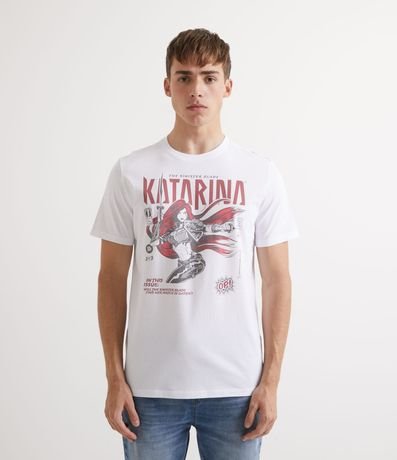 Menor preço em Camiseta Manga Curta Katarina LOL