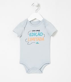 Body Infantil Frase Sou uma Edição Limitada - Tam 0 a 18 meses