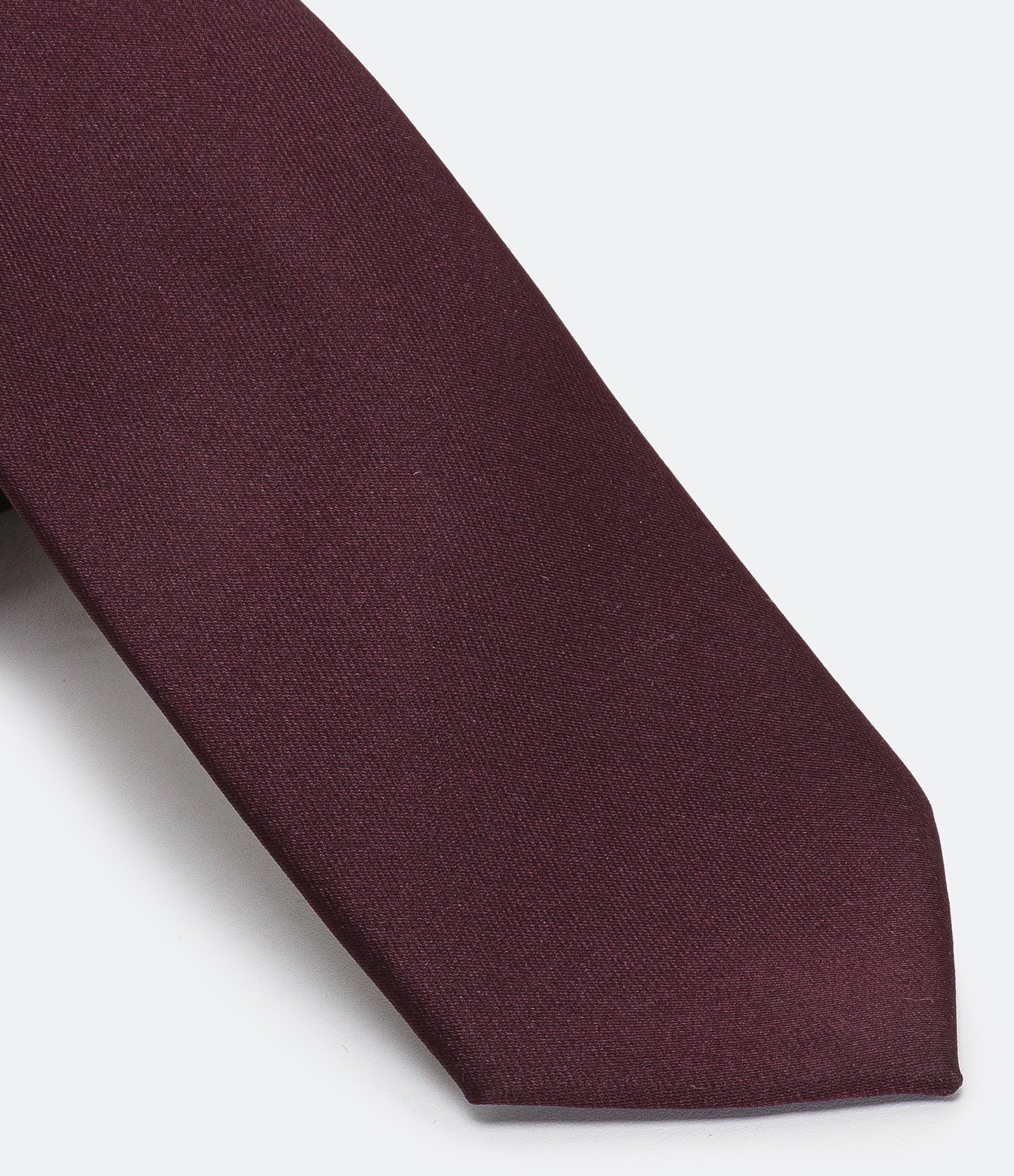 Gravata Slim Básica Acetinada Vermelho 3