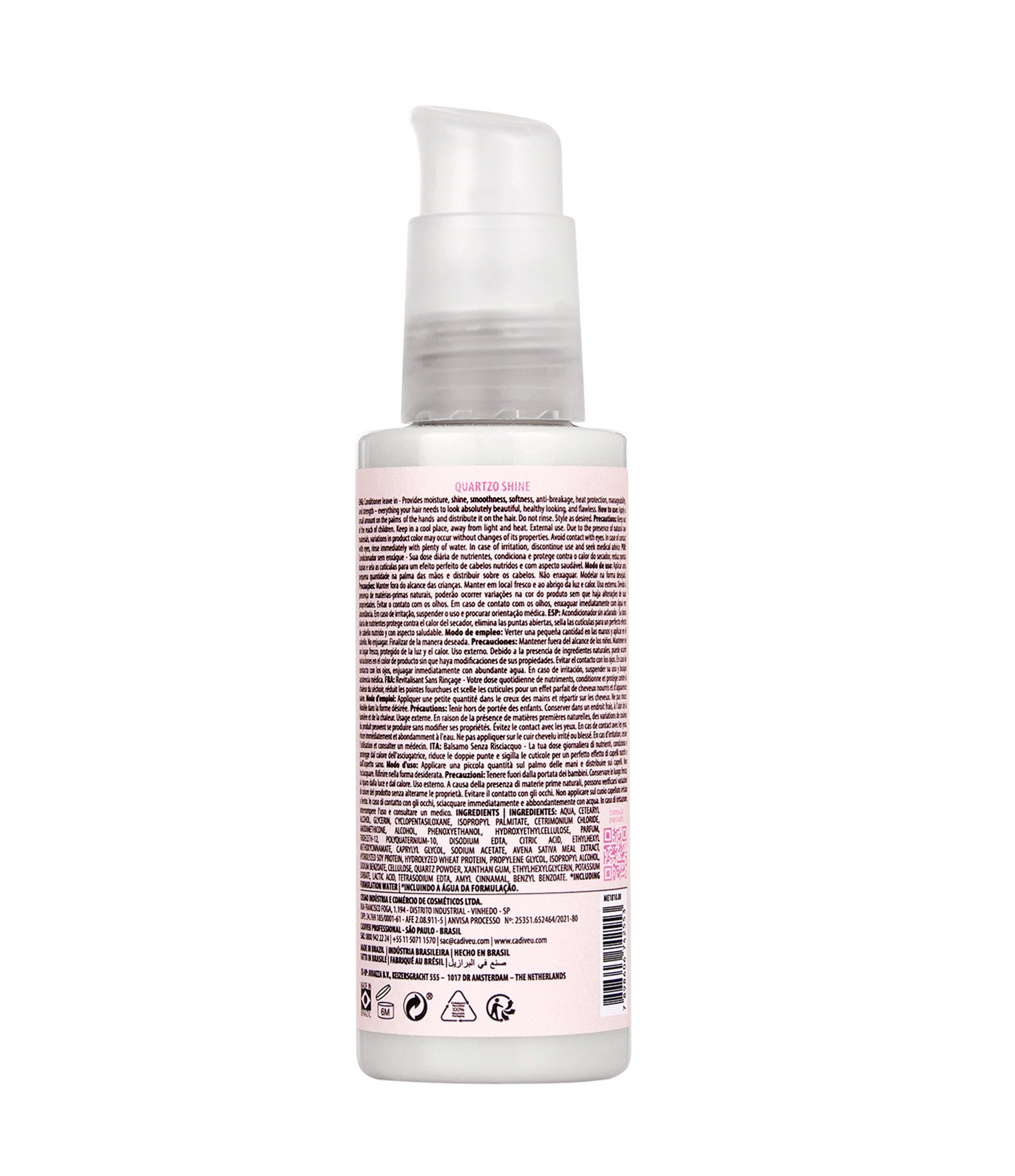 Leave In Leave In Capilar Quartzo Shine Cadiveu 120ml 2