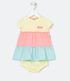 Imagem miniatura do produto Vestido Infantil Marias Recortes Neón con Bombachas - Talle 0 a 18 meses Amarillo 1