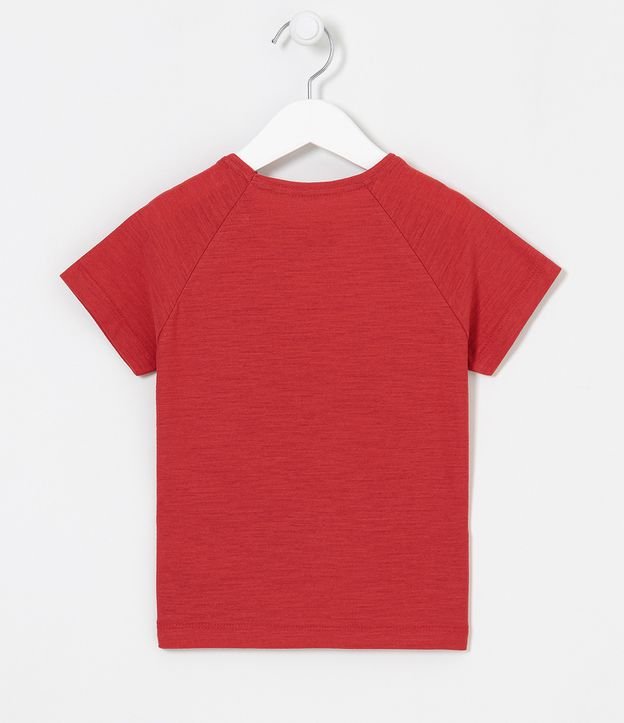 Camiseta Infantil Estampa Always Happy Thoughts - Tam 1 a 5 anos | Póim (1 a 5 anos) | Vermelho | 03