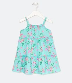 Vestido Infantil Marias con Estampado de Flores - Talle 1 a 5 años