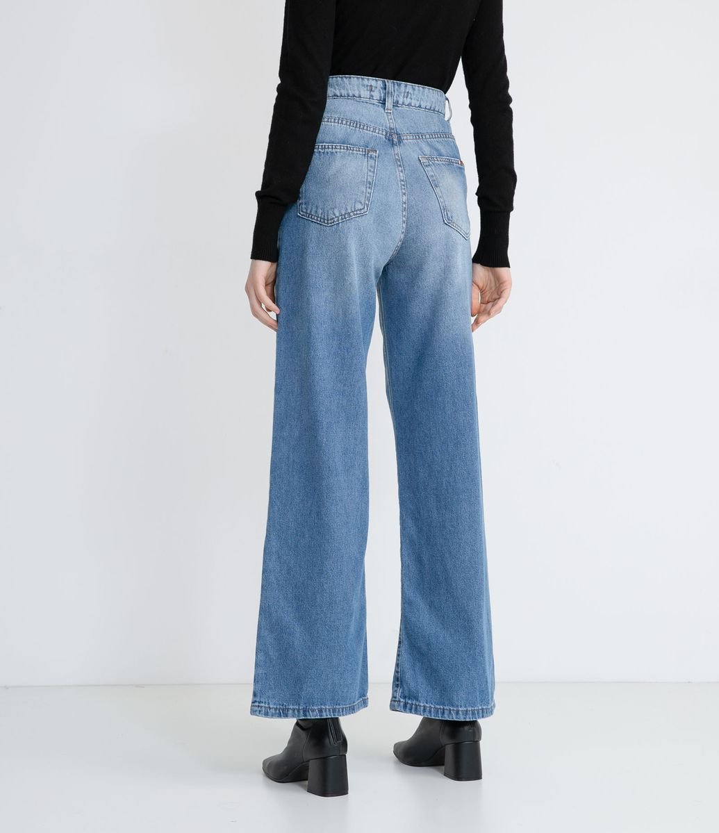 Light blue ElmaGZ HW wide Jeans von Gestuz – Shoppen Sie Light blue ElmaGZ  HW wide Jeans ab Gr. 25-32 hier