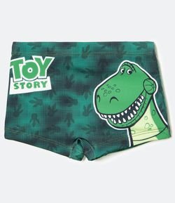 Sunga Infantil Boxer Estampa Rex Toy Story - Tam 1 a 6 anos
