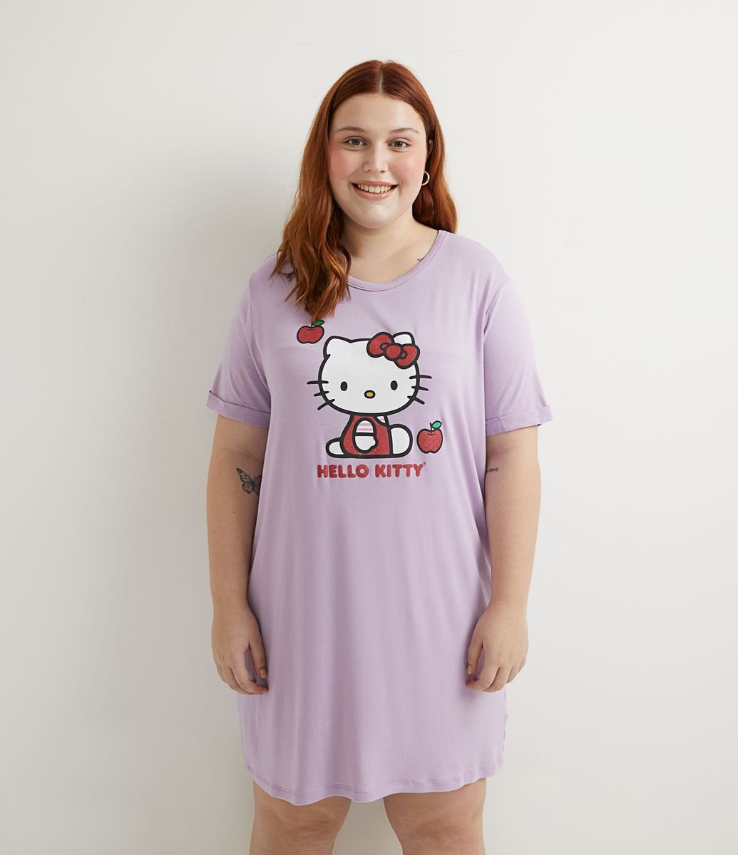 hello kitty plus size moletom com capuz