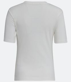 Blusa Básica em Algodão com Gola Redonda