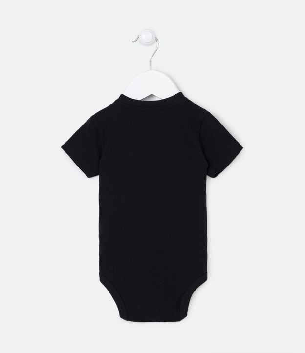 Body Infantil Estampa Red Hot Chilli Pepers - Tam 3 a 18 meses Preto 2