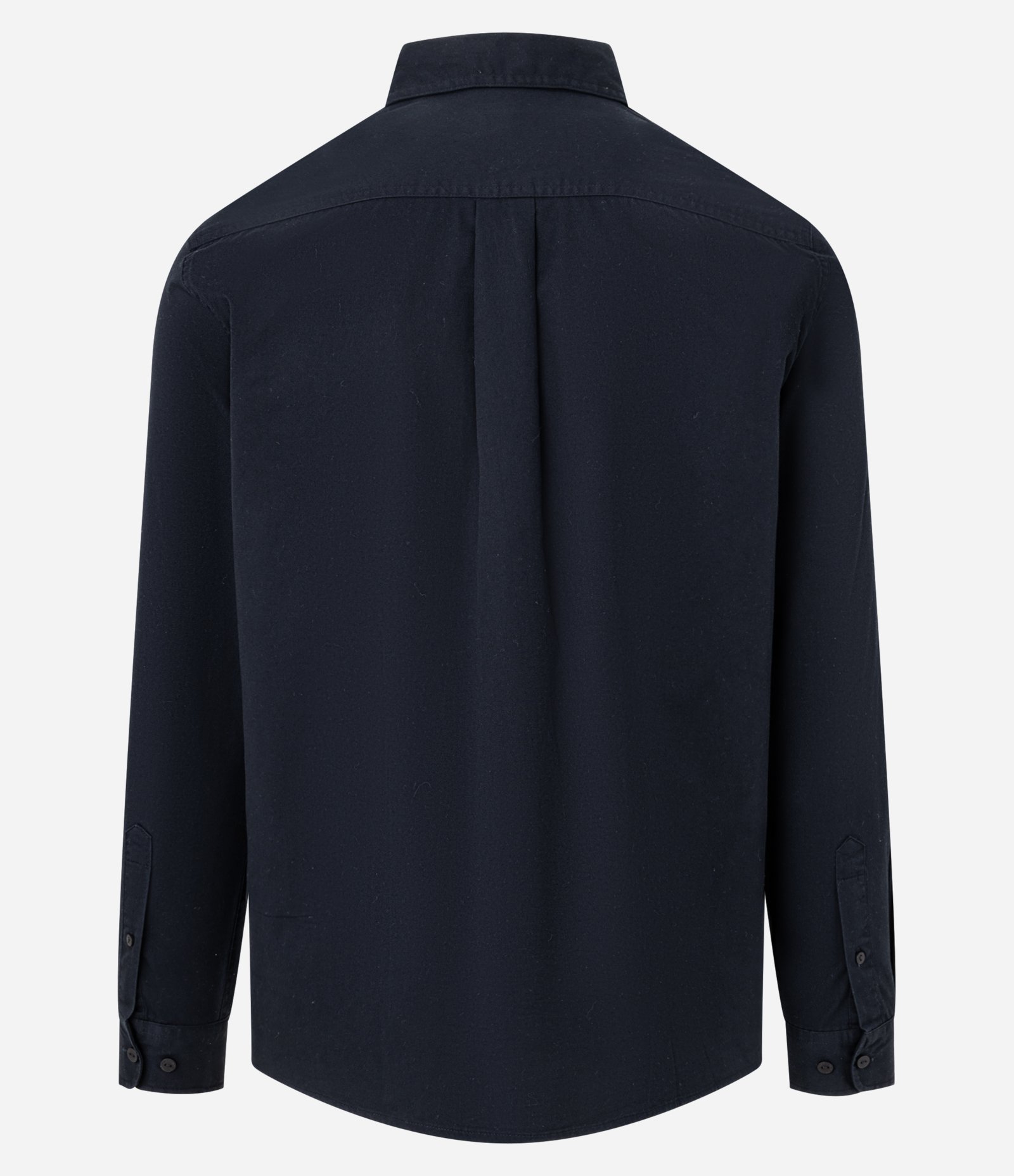 Camisa Comfort em Algodão com Bolsos Frontais Preto 6