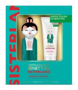 Kit Perfume Benetton Green Jasmine Benetton Eau de Toilette + Body Lotion