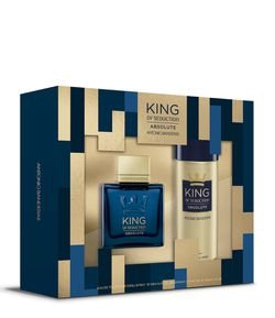 Kit Perfume Antonio Banderas King Of Seduction Absolute Eau de Toilette + Desodorante 