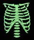 Imagem miniatura do produto Remera Infantil Estampada Esqueleto Brilla en la Oscuridad - Tam 5 a 14 años Negro 3