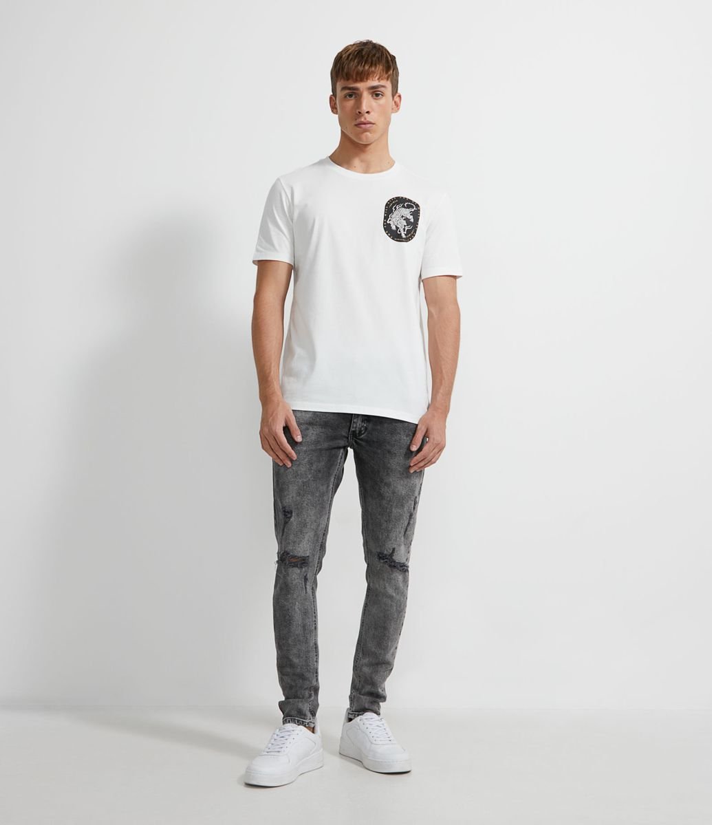 camiseta estampa de tigre