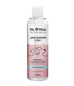 Shampoo e Condicionador Love Shower 2 em 1 Mr & Miss Pet