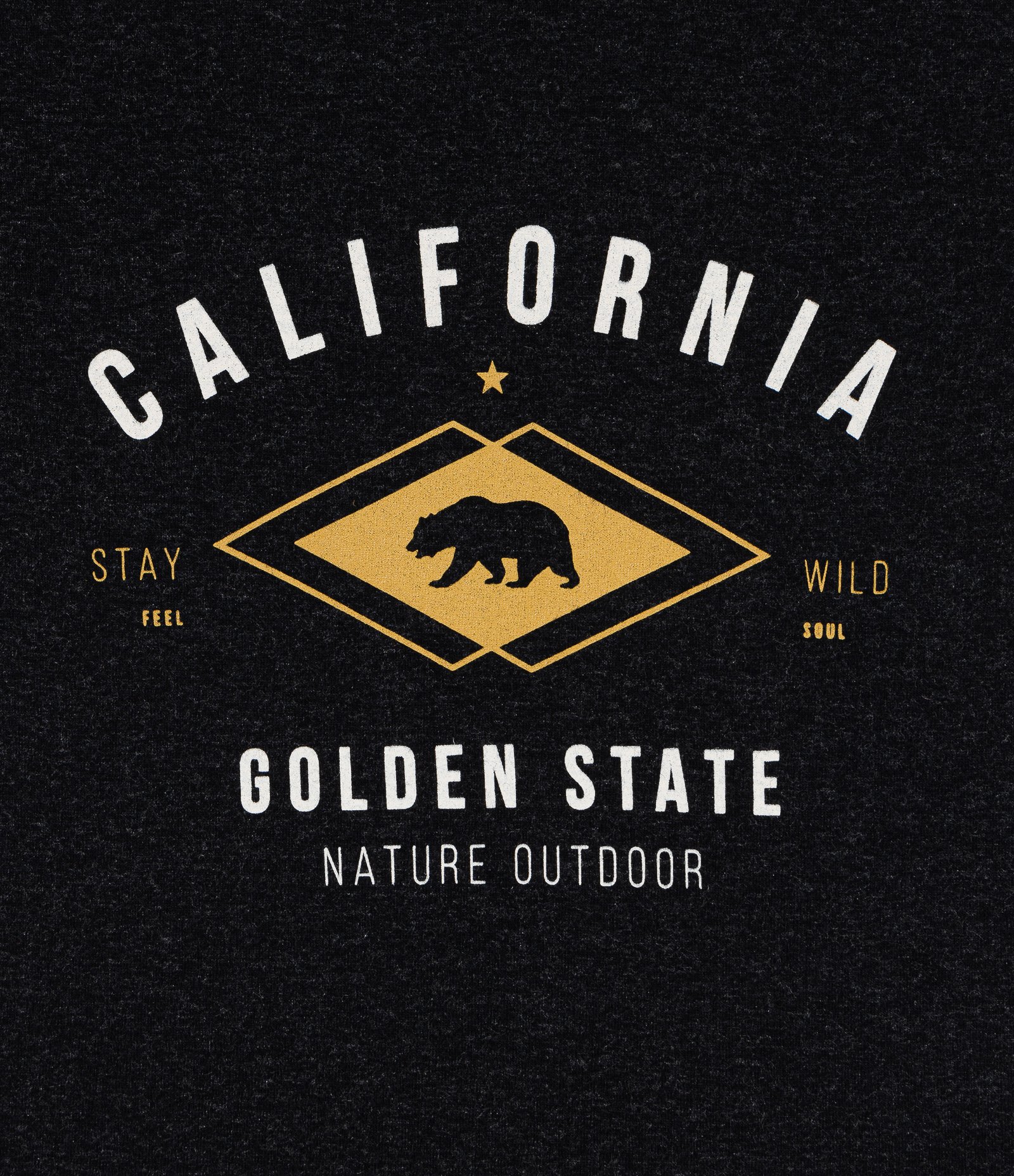 Camiseta Infantil Estampa California - Tam 5 a 14 anos Preto 4