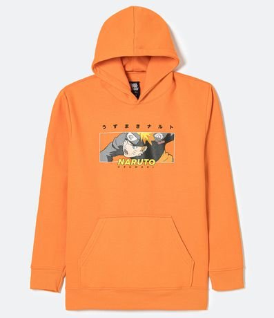 orange naruto moletom com capuz