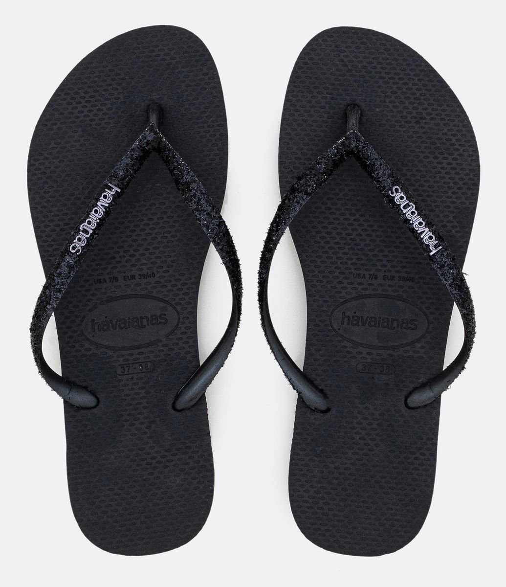 chinelo tiras sparkle havaianas