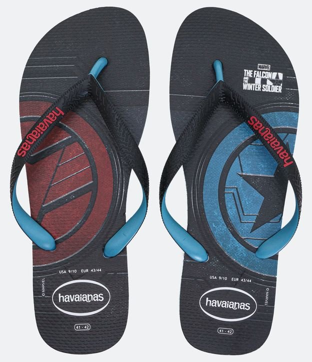 Chinelo Havaianas Top Marvel Series Preto