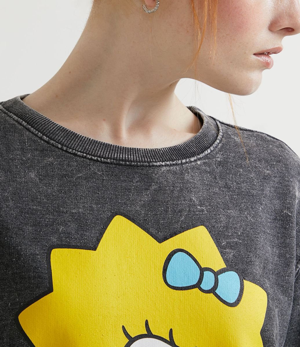 maggie simpson moletom com capuz